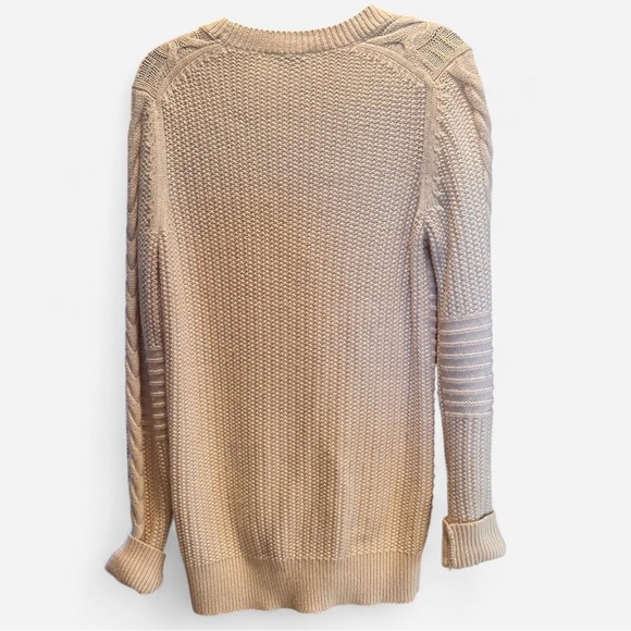 Vintage Gap Women’s Cream Cable Knit Cardigan with Pockets size Medium - Picture 6 of 8